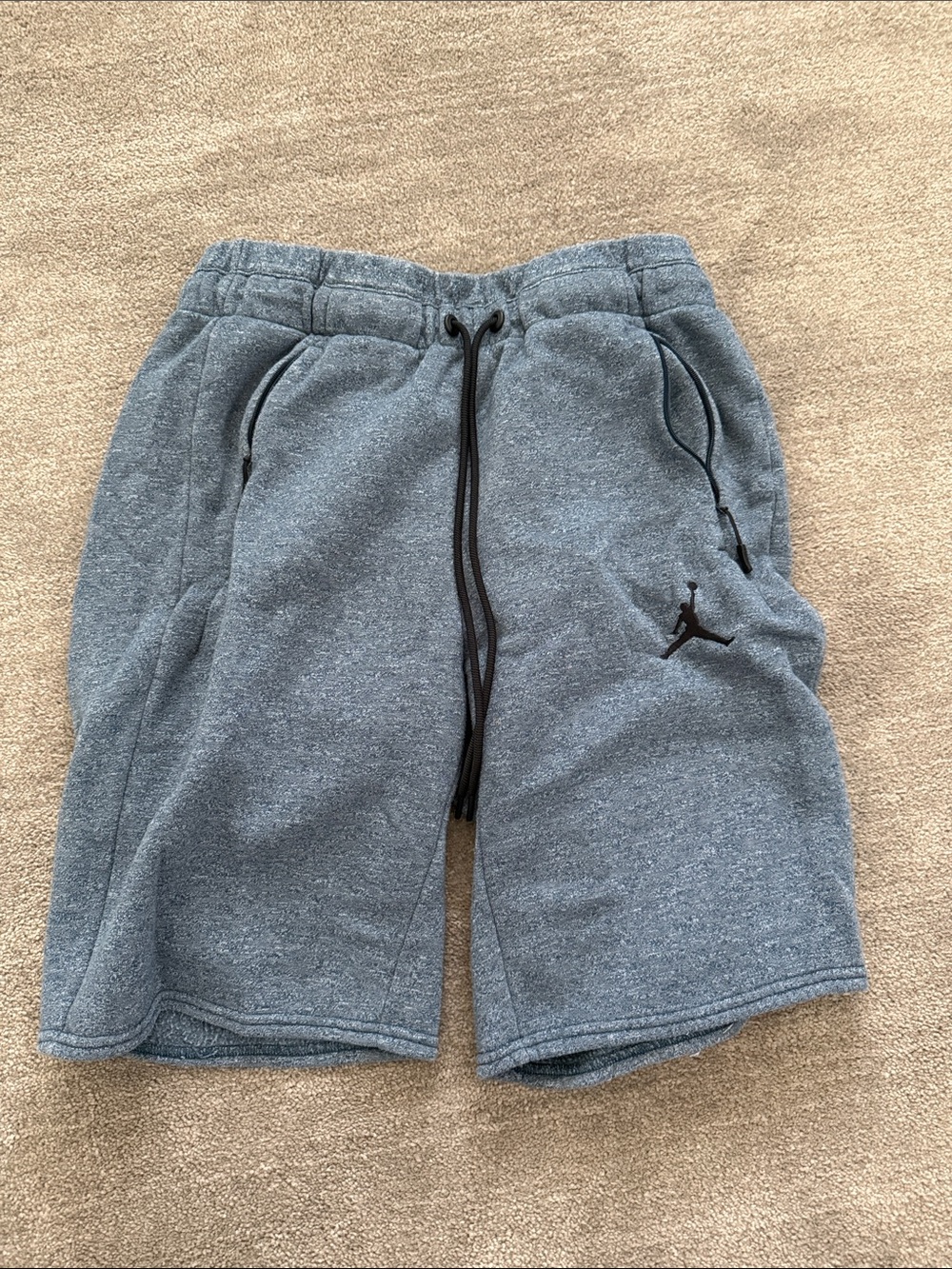 Jordan Heather Gray Jumpman Fleece Shorts